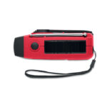 AM/FM Radio mit Taschenlampe MO2746- Rot von oben