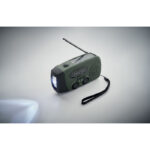 AM/FM Radio mit Taschenlampe MO2746- Gruen, Detailaufnahme des Materials