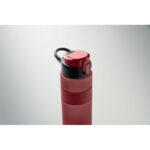 Trinkflasche RPET 700ml Rot, Detailaufnahme des Materials