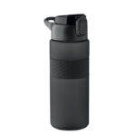 Trinkflasche RPET 700ml Schwarz als Werbeartikel mit Logodruck
