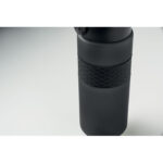 Trinkflasche RPET 700ml Schwarz von oben