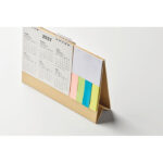 Tischkalender mit Memoblock, Detailaufnahme des Materials