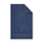 Gästehandtuch Baumwolle Blau, Rückansicht