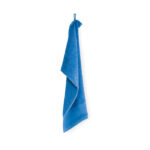 Gästehandtuch Baumwolle Blau von oben