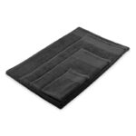 Handtuch Baumwolle Schwarz, Detailaufnahme des Materials
