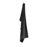 Handtuch Baumwolle Schwarz von oben