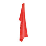 Handtuch Baumwolle Rot von oben