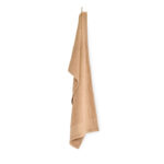 Handtuch Baumwolle Braun von oben