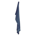 Badetuch Baumwolle Blau von oben
