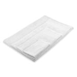 Badetuch Baumwolle Weiß, Detailaufnahme des Materials