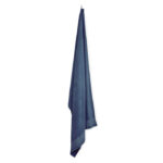 Badetuch aus Baumwolle Blau von oben