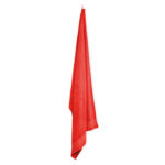 Badetuch aus Baumwolle Rot von oben