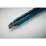 Einziehbares Cuttermesser Blau, Detailaufnahme des Materials