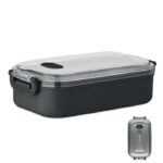 Lunchbox PP 750ml Schwarz als Werbeartikel mit Logodruck