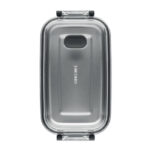 Lunchbox PP 750ml Schwarz, Detailaufnahme des Materials