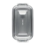 Lunchbox PP 750ml Weiß, Detailaufnahme des Materials