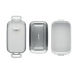 Lunchbox PP 750ml Weiß, geöffnet dargestellt
