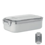 Lunchbox PP 750ml Grau als Werbeartikel mit Logodruck