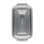 Lunchbox PP 750ml Grau, Detailaufnahme des Materials