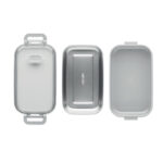 Lunchbox PP 750ml Grau, geöffnet dargestellt