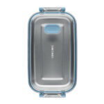 Lunchbox PP 750ml Blau, Detailaufnahme des Materials