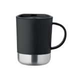 PP Becher 300ml Schwarz als Werbeartikel mit Logodruck