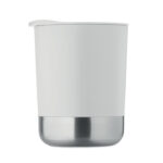 PP Becher 300ml Weiß, Detailaufnahme des Materials