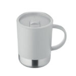 PP Becher 300ml Grau, Rückansicht