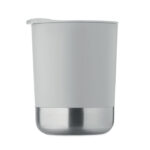 PP Becher 300ml Grau, Detailaufnahme des Materials