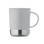 PP Becher 300ml Grau, geöffnet dargestellt
