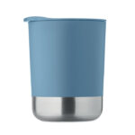 PP Becher 300ml Blau, Detailaufnahme des Materials