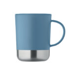 PP Becher 300ml Blau, geöffnet dargestellt