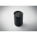 PP-Becher 330ml Schwarz, Detailaufnahme des Materials