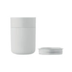PP-Becher 330ml Weiß, Seitenansicht