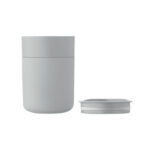 PP-Becher 330ml Grau, Seitenansicht