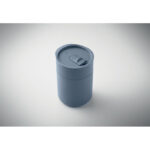 PP-Becher 330ml Blau, Detailaufnahme des Materials