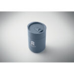 PP-Becher 330ml Blau mit markiertem Druckbereich für Ihr Logo