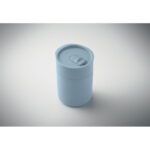 PP-Becher 330ml Blau, Detailaufnahme des Materials