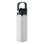 Isolierflasche 500 ml Weiß von oben