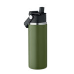 Isolierflasche 500 ml Gruen als Werbeartikel mit Logodruck