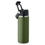 Isolierflasche 500 ml Gruen, Rückansicht