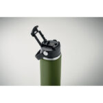 Isolierflasche 500 ml Gruen, Detailaufnahme des Materials