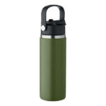 Isolierflasche 500 ml Gruen von oben