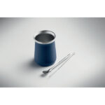 Yerba-Mate-Becher 240ml Blau, Detailaufnahme des Materials