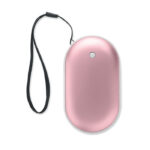 Elektrischer Handwärmer Rosa, Seitenansicht