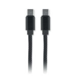 Magnetisches Kabel RPET Schwarz, Detailaufnahme des Materials