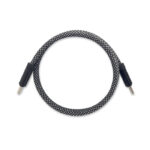 Magnetisches Kabel RPET Schwarz, Seitenansicht