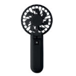 Klappbarer Ventilator Schwarz, Rückansicht