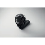 Klappbarer Ventilator Schwarz, Detailaufnahme des Materials