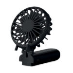 Klappbarer Ventilator Schwarz, Seitenansicht